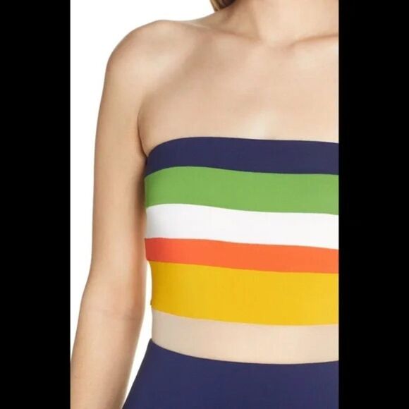 🌅 ROBIN PICCONE 🌅 'Casey' Colorblock Striped One Piece Swimsuit - [size 4] - Picture 3 of 12